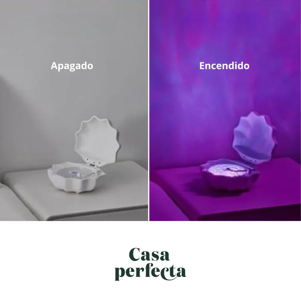 Lámpara Decorativa de Concha | Iluminación de Ambiente
